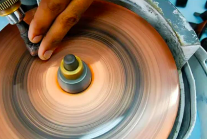 Gemstone cutting and polishing process